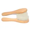 2021 vente directe d'usine bébé brosse à cheveux peigne bébé cheveux peigne naturel doux poils corps lavage brosse de bain