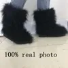 ASILETO BOTAS DE INVERNO MULHERES MULHERES AUSTRICAMENTOS REAL PARA -FEARRO PELO PELO DE PELOS PLUSH SKI OUTRO