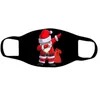 Kerstmasker 3 Lagen Ademend Katoen Maskers Zwarte Santa Claus Sneeuwvlok Sokken Cartoon Designs Maskers 8 Stijlen Op voorraad