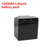 12V 20Ah Lithium ion Lifepo4 Battery Pack for Solar Energy Storage Electric Vehicle UPS 12V 20Ah