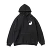 Sweats à capuche pour hommes Notre héritage Yin Yang Tai Chi atelier lettré imprimé marque de marée haute rue en peluche 178