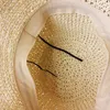 Summer Fashion women Straw Hat Lady Summer Sun Hat Visor cap Panama Style Bucket Cap Strawhat Beach Hat Outdoor girl cap Y200602