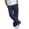 Mens Pants Cotton Linen Trousers Casual Sports Running Pant for Summer Joggers Solid Straight Loose Male Streetwear