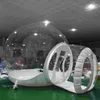 Inflatable Bubble Tent House Resort Two Persons Free Blower 3m 4m Outdoor Single Tunnel Family Backyard Camping Tents Transparent