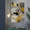 Moderne nordische goldene abstrakte Poster und Drucke bunte Kunst Leinwand Malerei Wand Bilder für Wohnzimmer Cuadros Home Decor