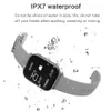Bluetooth الروبوت الذكية ووتش ip67 شاشة اللمس لون مضاد للماء ios smartwatch الهاتف الذكي سوار ضغط الدم