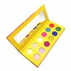 VMAE Großhandel No Logo 12 Farben Gelb BOX Luxus Lidschatten Langlebige können benutzerdefinierte Private Label Make-up Lidschatten-Palette