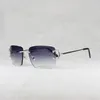 2024 Top designer maschili designer di lusso occhiali da sole da sole da sole di strass per le tende ovali da uomo in metallo telaio quadrati da donna Summer club club oculos occhio oculos