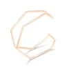 Ganze aushöhlen geometrische Manschette Armbänder für Männer Frauen Kinder Familie Geschenk böhmischen Schmuck einfache Edelstahl Armreifen8287498