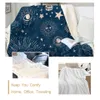 BeddingOutlet sorcellerie jeter couverture soleil et lune Sherpa couverture céleste doux en peluche couvre-lits Hippie mince couette livraison directe 201128