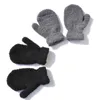 Children Winter Gloves Solid Candy Color Boy Girl Acrylic Glove Kid Warm Knitted Finger Stretch Mitten Student Outdoor Glove chris5913187