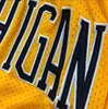Hip Ncaa Hop Motion Wind Michigan Shorts Net College Basketball Léger Respirant Sports Casual Poche Pantalon Woerines