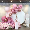 Anniversaire Ballon Garland Arch Kit Happy Party Décoration Baby Shower Garçon Fille Mariage Valentine Fournitures 220217