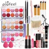 Set trucco fondotinta Palette ombretti Evidenziatore correttore Coutour Eyeliner Sopracciglio Mascara Set pennelli KIT005B