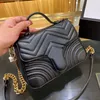 2021Hot Qualität Damen Mode Umhängetasche klassische kleine quadratische Tasche Damen Einkaufstasche Trend weiche Lederhandtasche mit Verpackungsbox