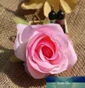 8CM 11C Available Artificial Silk Rose Flower Heads for DIY Decorative Garland Accessory Wedding Wall Arch Party Headware