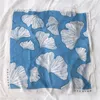 Spring and summer new style square women039s versatile Flower Art Korean small scarf silk gauze7644691