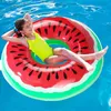 Outras piscinas spashg melancia inflável piscina flutuador círculo anel de natação para crianças nulos gigantes flutuadores colchão de ar praia festa piscina brinquedos wh0434