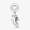 Ciondoli natalizi con pantofola di vetro pendenti con ciondoli autentici in argento sterling 925 con braccialetti adatti collana gioielli regalo di Natale fai da te 799699499