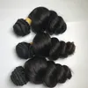 Fashion style loose wave 100% natural Indian virgin human hair bundles 3 piece whosale price best quality