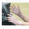 Pięć palców Rękawiczki Letnie Kobiety Sexy Koronki Kwiat Odwiejski Pół Palec Hollow Mesh Oddychający antypoślizgowy anty-UV Kobiety Cienkie Drive Gloves1