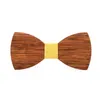 Jaycosin gravata borboleta de madeira laço de madeira homens meninos de madeira festa borboleta borboleta Cravat festa de festa mens moda