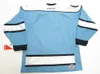 Stitched Custom Evansville Icemen Blue Echl CCM Hockey Jersey Lägg till några namnnummer Mens Kids Jersey XS-5XL