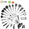 Keuken 40-delig gebruiksvoorwerpen nylon en roestvrijstalen gebruiksvoorwerp non-aanbak spatel koken tool set cadeau 201223