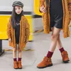 Winter Girls Boots Classic Buckle Kids Ankle Children Martin Flock With Rubber Sole Short Soft Fashion 211227