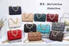 حقائب اليد الفاخرة العصرية لكسبة حبال منسوجة كاملة مع كاسيت سلسلة Crossbody حقيبة يد New97099705867336