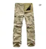 Mode- Requin Peau Militaire Tactique Cargo Pantalon Hommes Chaud jungle Camping Escalade Plat Revêtement Imperméable Coupe-Vent Camo long Pantalon