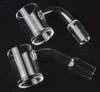 4mm Thick Bottom Quartz Banger Nail 25mm XL Quartz Nails 10mm 14mm 18mm Male Female 90 45 Degree Nails for water bong