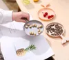 Piatto di frutta creativo Set di stoviglie simpatico cartone animato a forma di coda di pesce dim sum piattini per il tempo libero seme di melone di grandi dimensioni Disponibile a casa