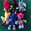 28 см новое поступление sonic the hedgehog sonic tails костяшки ехидны мягкие игрушки плюшевые игрушки подарок бесплатно