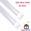 Cooler Lights LED T8 Tube Lighting 1FT 2FT 3FT 4FT 5FT 6FT 8FT Integrated LED-lampor AC 110-277V