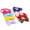 Fashion Pet Dog Necklace Adjustable Bow Tie Dot Print Neck Strap Dogs Accessories Pet Bow Tie Puppy Bow Ties Pet Supplies
