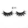 2020 Private label Custom Eyelash 100% Real mink fur 3D mink eyelashes 5d 25mm eyelash packaging box E11