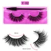 In Stock Imitated Mink Eyelashes 20 stijlen 3D Valse Wimpers Zachte Natuurlijke Dikke Nep Wimper 3D Oog wimpers Mink False Wyelash Ottie