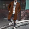 Men Wool Coat Double-Breasted White Pocket Lapel Long Trench Oversize Outwear Fashion Casual Office Jacket Spring Thin