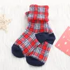 3 size family christmas socks adult kids christmas socks red check white reindeer snowflake xms styles man women baby socks