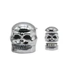 Skull Grinder Metal Smoking Herb 43MM 3 Teile Schichten Spice Tabak Cartoon Grinders Crusher Kräuterzigarette Miller Geschenk für Weihnachten DHL