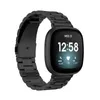 Pasmo zegarkowe ze stali nierdzewnej dla Fitbit Versa 4 3Sense Smart Watch Pasppass 3 BEAD BEAD Wymiana Versa4 Versa34797954