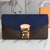 Fashion high-end womens long wallet classic printing mixed color top female purse multi-card high-quality ladies bag288x