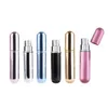 Moda Ouro Protable 6ML Mini Vazio Recarregável Perfume Atomizador Garrafa de Viagem Scent Bomba Portátil Spray Case SN3306