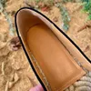 Högkvalitativa lyxdesigners Espadrilles tryckta logoskor JUTE vår sommar Canvas lägenheter loafers handgjorda sko för kvinnor avslappnad lyx lounge fabriksskor
