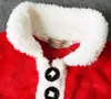 Abbigliamento natalizio per bambini;adatto a ragazzi e ragazze a maniche lunghe;vestiti di ruolo di Babbo Natale;adorabili vestiti per bambini;X1019