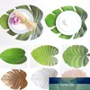 Tasse accessoires de cuisine feuille de Lotus feuille de palmier Table basse sous-verres pour salle à manger napperon Simulation plante 1 PC tapis de Table