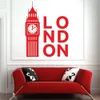 Big Ben Vinyl Wall Sticker Home Decor Salon Royaume-Uni Londres Horloge Decal Chambre Décoration Art Affiche W345 201130