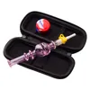 Love_e_cig nc066 narguiliza rigas bong 10mm titânio pregos de cerâmica quartzo banger unha dabber ferramenta clipe de silício jar couro conjunto de glass de vidro tubos de vidro