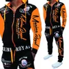 Survêtements pour hommes Track Suit Costumes de sport à capuche Brand New Sportwear Jogger Set imprimé 201109 U0RA